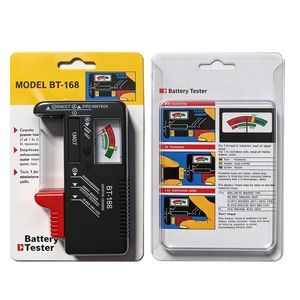 เครื่องทดสอบแบตเตอรี่ BT168 เครื่องทดสอบความจุแบตเตอรี่ แบบเข็มชี้ บรรจุภัณฑ์เรียบง่าย - Product Image 4