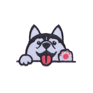 Parche de bordado de perro bonito DIY con respaldo autoadhesivo al por mayor - Product Image 6