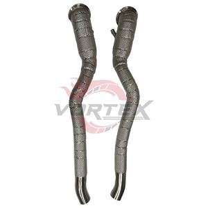 Colectores de Escape Largos de Acero Inoxidable Vortex 304 para Ferrari F12 6.3L V12 2012–2017 con Protector Térmico, Colector de Escape de Alto Rendimiento - Product Image 4