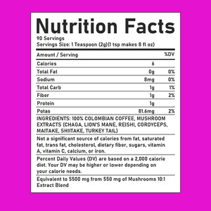 Oem Mushroom Coffee Powder Support Custom Reishi Mushroom <b>Supplement</b> Mushroom Improves Focus Alertness Coffee - Product Image 2