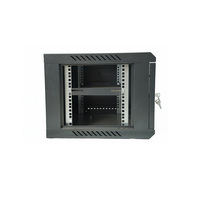 Armoire serveur de centre de données murale en acier laminé à froid 6U de 19 pouces, rack réseau sur mesure peu encombrant, en stock