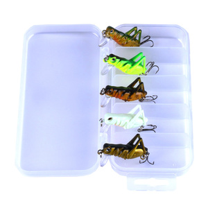 Hengjia plástico duro cebo de pesca señuelo de pesca 35mm 3G Topwater insecto señuelo <span class=keywords><strong>Cricket</strong></span> - Product Image 3