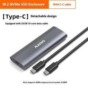 Mavor M.<span class=keywords><strong>2</strong></span> Dual Protocol NVME/SATA HDD <span class=keywords><strong>Box</strong></span> custodia tipo-C in lega di alluminio M.<span class=keywords><strong>2</strong></span> SSD Solid State Mobile Hard Disk Storage - Product Image 6