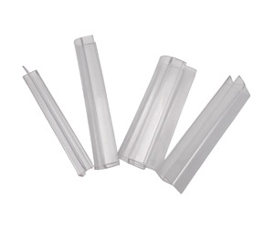 Tira de sellado inferior para <span class=keywords><strong>mampara</strong></span> de <span class=keywords><strong>ducha</strong></span> de vidrio, tira impermeable para baño, tira de plástico transparente de PVC para <span class=keywords><strong>puerta</strong></span> de <span class=keywords><strong>ducha</strong></span> - Product Image 3