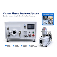 Chambre de traitement au plasma sous vide avec pompe à vide et processeur de plasma contrôlé pour semi-conducteurs, circuits imprimés, verre et céramique