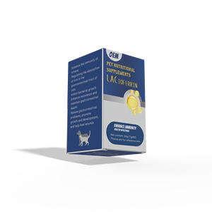 Capsules de comprimés de lactoferrine aromatisés personnalisés pour chiens chats suppléments pour le système immunitaire sain avec utilisation efficace du fer - Product Image 5