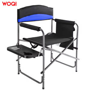 เก้าอี้สนามพับได้ Woqi โครงอะลูมิเนียม พกพาสะดวก พร้อมถาดวางของ สำหรับตั้งแคมป์และปิกนิก - Product Image 2
