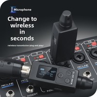 Microphone sans fil professionnel dynamique cardioïde en métal avec connecteur XLR, réduction du bruit, léger, portable, ultra haute fréquence