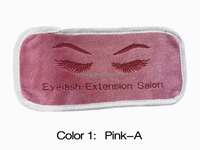 Nouveau Logo privé personnalisé Extensions de cils Salon Serviette frontale Fourniture de greffage pour les soins de beauté