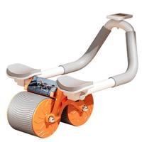 Roue de rebond automatique en PP, très vendue, avec support de coude et tapis de genou, minuteur, pour usage en salle de sport unisexe, légère (1,5 kg)