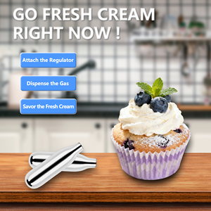 High Capacity Whipped Cream Chargers Cream Gas Food Grade Steel Cylinder USA EU Warehouse Stock CE Approved 99.99% Fast Delivery - Product Image 5