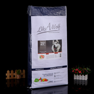 Bolsas Tejidas de Plástico de 20 kg para Almacenamiento de Alimentos para Mascotas con Soporte Prebiótico, Impresión a Color - Product Image 2