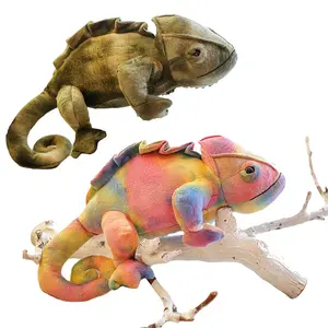 Simulazione creativa rettili lucertola camaleonte peluche giocattoli peluche su misura personalizzato morbido camaleonte giocattolo