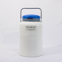 Réservoir d'azote liquide en aluminium certifié CE de 10 L pour cellules souches