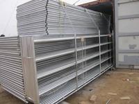Portail de ferme en acier galvanisé à haute teneur en zinc, taille personnalisée, pour clôtures agricoles