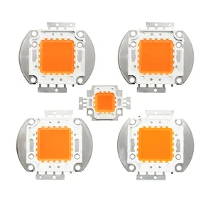 LED COB Chip 10W 20W 30W 50W 70W 100W moldura quadrada de cobre contas brancas naturais quentes destaque integradas