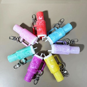 Nouvel Arrivage Mini Tasse Tumbler Porte-clés Mignon, Porte-rouge à lèvres et baume à lèvres, Breloque de sac à dos, Cadeau, Pendentif de poignée, Contenant, Bouteille, Sac - Product Image 4