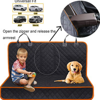 Coussin de siège arrière pour animaux de compagnie imperméable, résistant à l'usure, écologique, avec fermeture éclair, en tissu Oxford épaissi, ajustement universel pour chiens