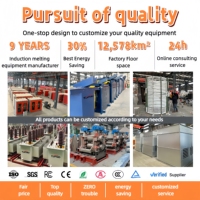 Fourneau de fusion d'aluminium à induction haute efficacité, moteur, capacité 300 kg, fusion rapide, faible consommation de carburant, certifié CE