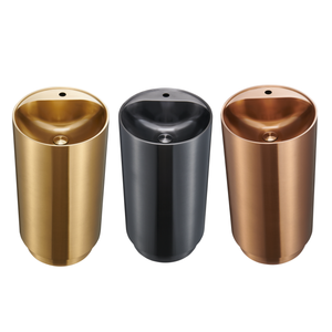 Évier de lavabo à colonne monté au sol en acier inoxydable SUS304 de haute qualité avec égouttoir pop-up pour salles de bain d'appartement, bar, hôtel - Product Image 5