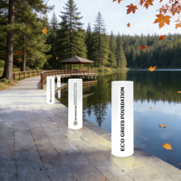 Lampu Lantai LED Modern Tanpa Kabel, Lampu Berdiri Plastik Besar untuk Penggunaan Hotel dan Taman, Promo Harga Spesial