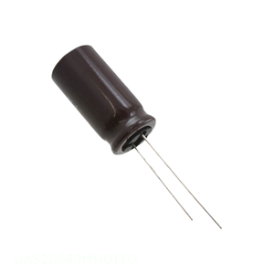 Condensateur radial TH original 68 uF traversant UAS2D680MHD1TO CAP ALUM 68UF 20% 200V - Product Image 1