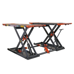 Lift hidrolik silinder ganda dapat digerakkan, kerekan mobil bengkel sedang komersial baru - Product Image 1