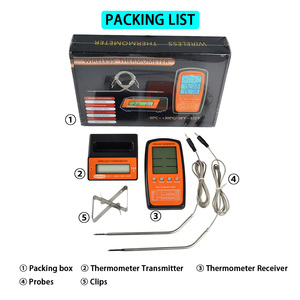 <span class=keywords><strong>Thermomètre</strong></span> numérique <span class=keywords><strong>sans</strong></span> <span class=keywords><strong>fil</strong></span> pour BBQ, appareil à 2 sondes pour Grill, viande, jardin en plein air, cuisine, livraison gratuite - Product Image 6
