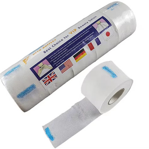 Bandes <span class=keywords><strong>de</strong></span> protection <span class=keywords><strong>de</strong></span> cou jetables élastiques blanches et respirantes anti-adhérentes aux cheveux, rouleaux <span class=keywords><strong>de</strong></span> papier pour barbier pour la <span class=keywords><strong>coupe</strong></span> <span class=keywords><strong>de</strong></span> cheveux en salon - Product Image 2