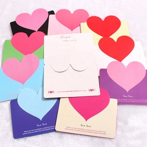 Cartes d'anniversaire en forme de cœur personnalisées, en gros, à bas prix, pour remercier, pour gâteaux, invitations et messages. - Product Image 1