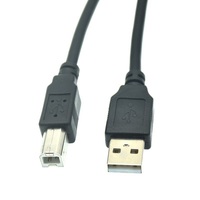 Câble d'imprimante USB 2.0 blindé de couleur bleue Type A mâle vers B câble mâle
