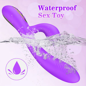 Gスポットローズデュアルバイブレーター、クリトリスGスポット刺激用-20の強力な振動設定、防水2-In-1クリトリス刺激 - Product Image 6