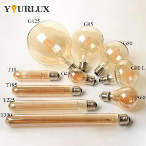 หลอดไฟทังสเตน220V อบอุ่นตกแต่ง E27หลอดไฟใยทังสเตนย้อนยุคผ้าไหมโบราณ - Product Image 3