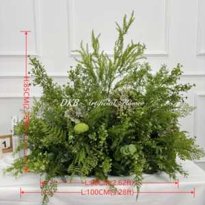 <strong>Wedding</strong> Party Rental Eucalyptus Artificial Flowers Greenery Leaves Grass Silk Flower Arrangements Arch Flower Row for <strong>Backdrop</strong> - Product Image 2