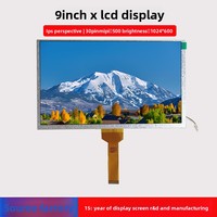 9-Zoll Industrielles Steuerungs-TFT-LCD-IPS-Display 1024*600 Betrachtungswinkel 30-Pin MIPI-Bildschirm LED-Hintergrundbeleuchtung 500 Nits