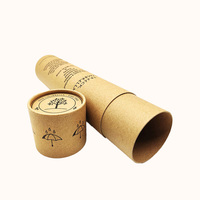Tubos de Papel Kraft Biodegradables Personalizados de Grado Alimenticio, Embalaje de Cartón para Envíos, Tubo Cilíndrico Redondo para Póster, Tubo Central de Papel
