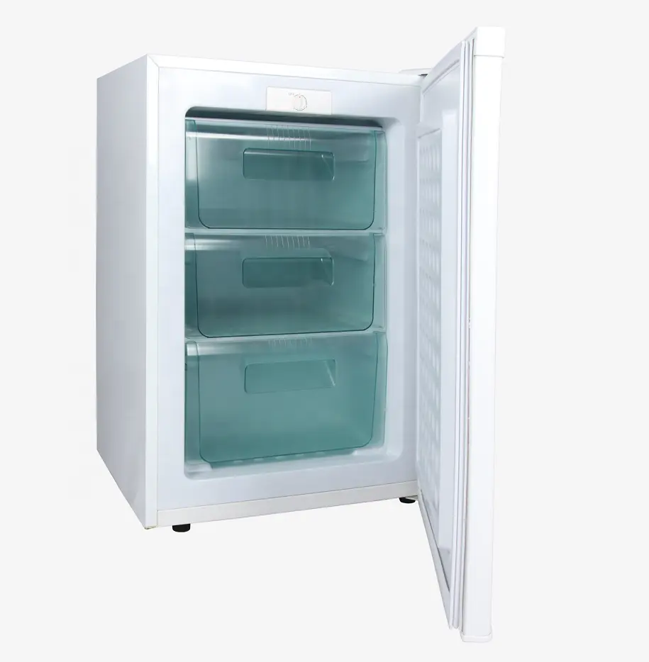 Popular Portable 80L Mini Home Appliances Upright Freezer with Reversible Door