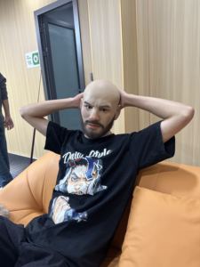 Tùy Chỉnh Giả Người Đàn Ông Nhân Vật Thực Tế Silicone Mặt Bên Mặt Nạ Cá Nhân Người Đàn Ông Cậu Bé Thực Tế Con Người Mặt Nạ Silicone Ria Mép - Product Image 4