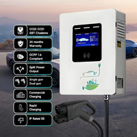 Chargeur mural pour véhicules électriques Eondrive, double pistolet, CCS2, CCS1, GBT, Chademo, 20 kW, 30 kW, 40 kW, 60 kW, utilisation domestique et commerciale, station de recharge OCPP