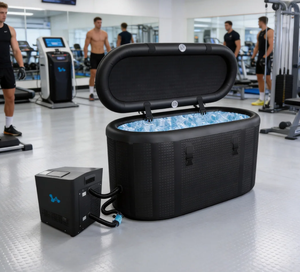 Bañera de Hielo Ovalada Vanace con Tapa, 700L de Capacidad, Enfriador Portátil para Terapia de Recuperación para Adultos - Product Image 1