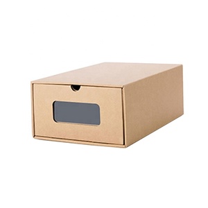 Luxury wholesale folding empty magnetic drawer cardboard packing packaging giant mini slide stackable custom shoe storage box