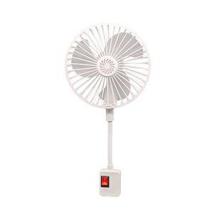 Wall Mounted Mini Fan White <b>USB</b> <b>Plug</b> In Quiet Energy Saving Kitchen Use - Product Image 2