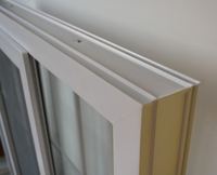 MINGLEI Style européen Ventanas De Pvc et Upvc cadre profil fenêtres en verre transparent conceptions