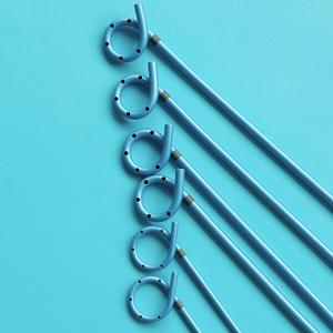 Tubin de drainage par extrusion jetable de haute qualité Cathéter de drainage urétral à double queue de cochon PE personnalisé pour fournitures médicales - Product Image 3