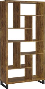 Étagère en bois et métal-6 étages avec 10 cubes de rangement-Ferme-Salon et bureau à domicile - Product Image 4