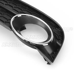 Paire de feux antibrouillard avant avec grille de calandre de course pour Audi A5 Coupé/Sportback 2008-11 Cabriolet 10-11, finition chromée - Product Image 5