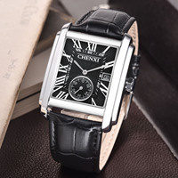 Jam tangan pria, Chronograph, jam tangan kuarsa olahraga pria, jam tangan bisnis kasual sederhana mewah
