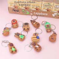 Figurine PVC Kapibara en boîte mystère, thème animal, 24 pouces, emballage d'origine, Montagnes et Mers, porte-clés mignon, jouet type Hootie