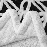 Couverture en microfibre Jacquard douce, en sherpa, en polaire peluche, pour lit, canapé, décoration de la maison