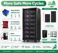 Batterie au lithium CERRNSS EU avec garantie de 10 ans, moniteur PC, stockage d'énergie domestique 15 kWh, batterie LiFePO4 48V 100AH 150AH 200AH 300AH